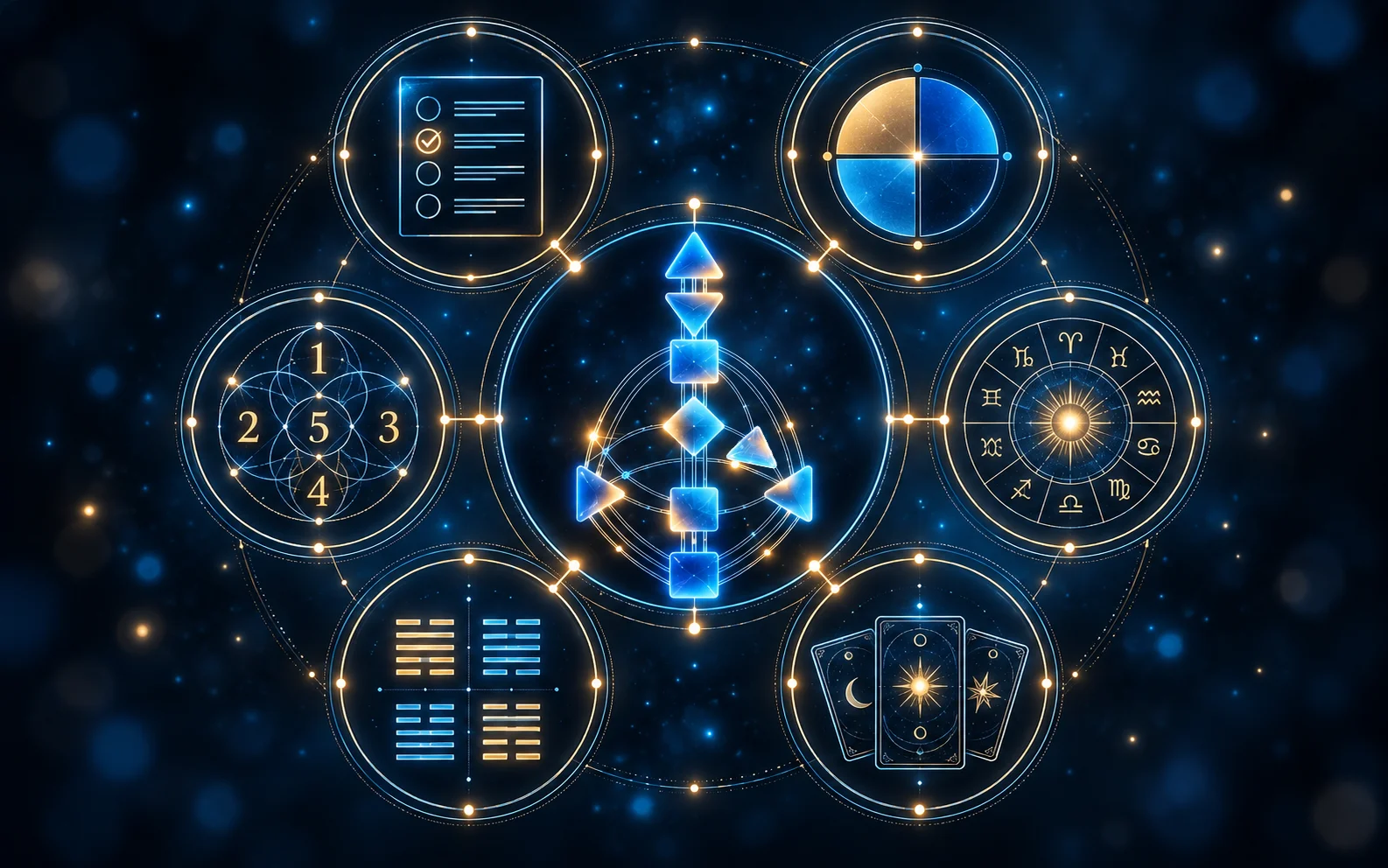 Ảnh minh họa: Human Design khác gì MBTI, DISC, Thần số học, Chiêm tinh, Kinh Dịch và Tarot?